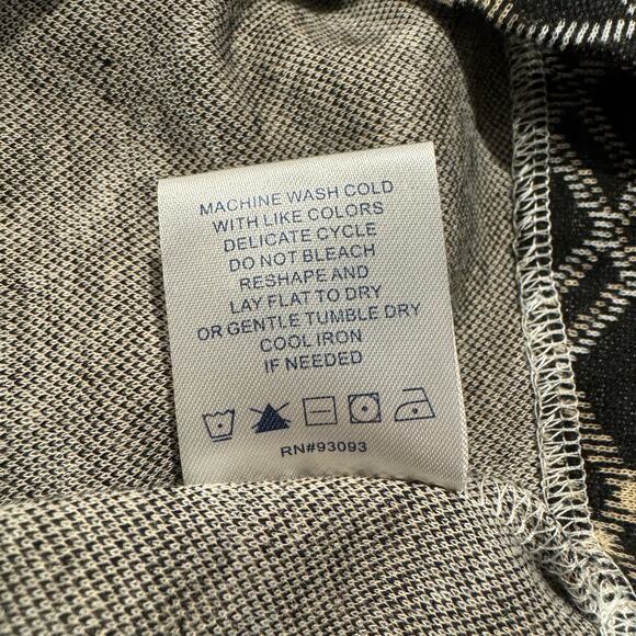 Tyler Boe Dress Shift Preppy Retro Mod Heritage Minimalist Plaid Black Size XS - Picture 5 of 6